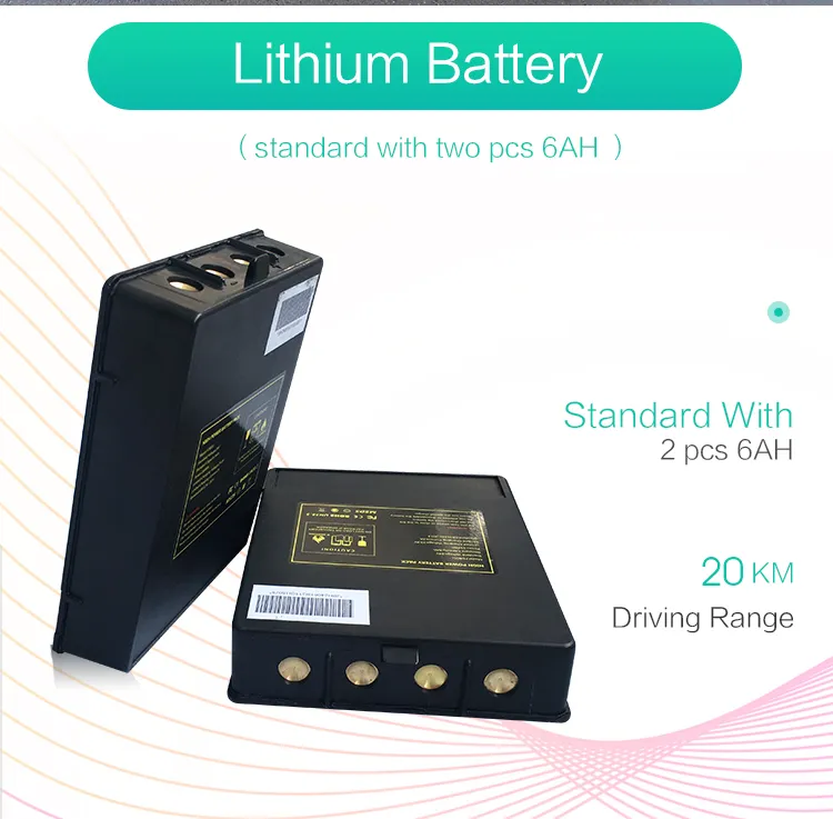 Four Wheels Portable Electric Mobility Scooter with Lithium Battery