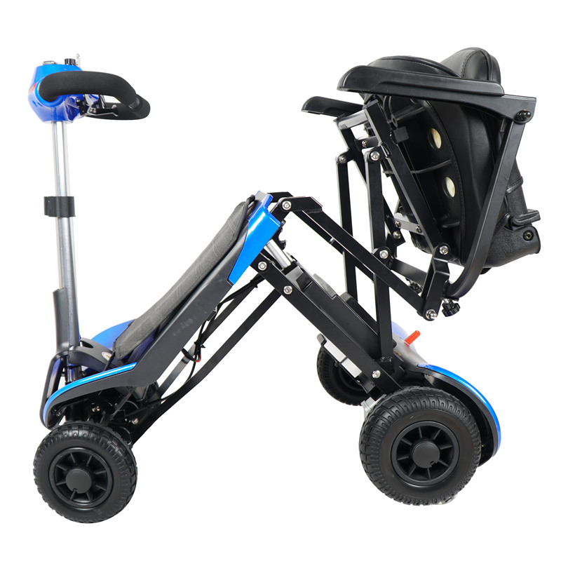 Four Wheels Portable Electric Mobility Scooter with Lithium Battery