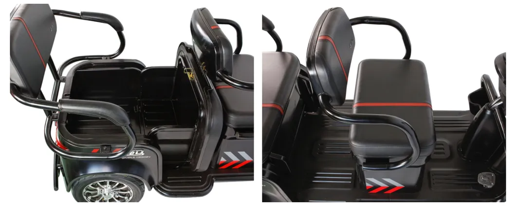 H8 Hot Selling Passenger Electric Tricycle with 48V650W Motor