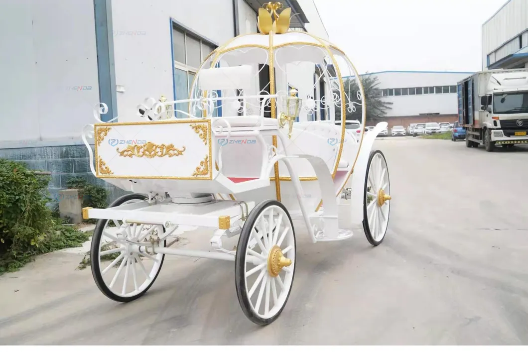 High Quality Christmas Pumpkin Carriage/Electric Royal Carriage/Horse Cart