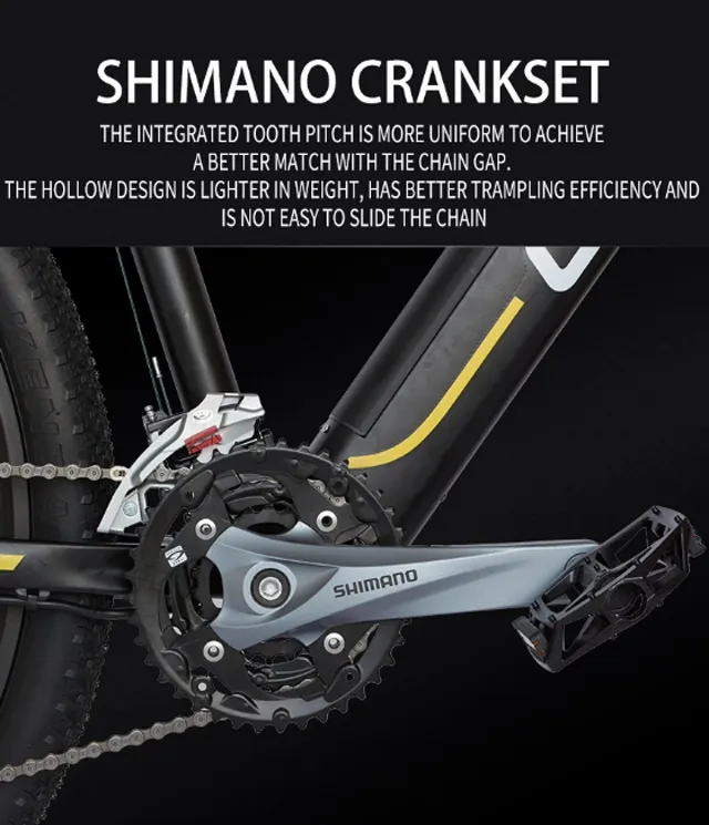 High Technology Electric Mountain Bike with Active Cruise Ride Mode and GPS Tracking Systems