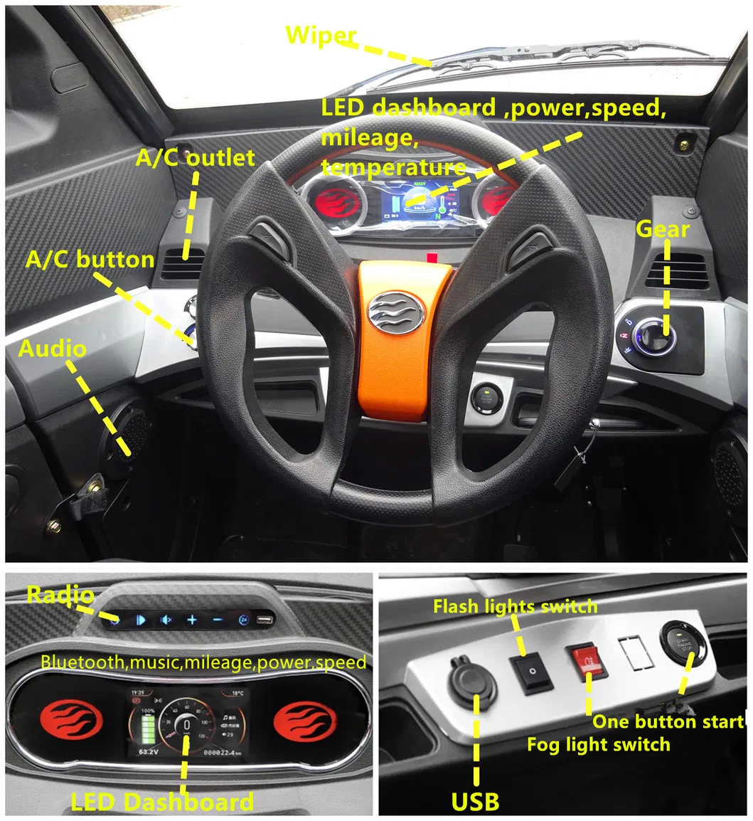L6e EU Electric Mini Van Fast Food Delivery Truck