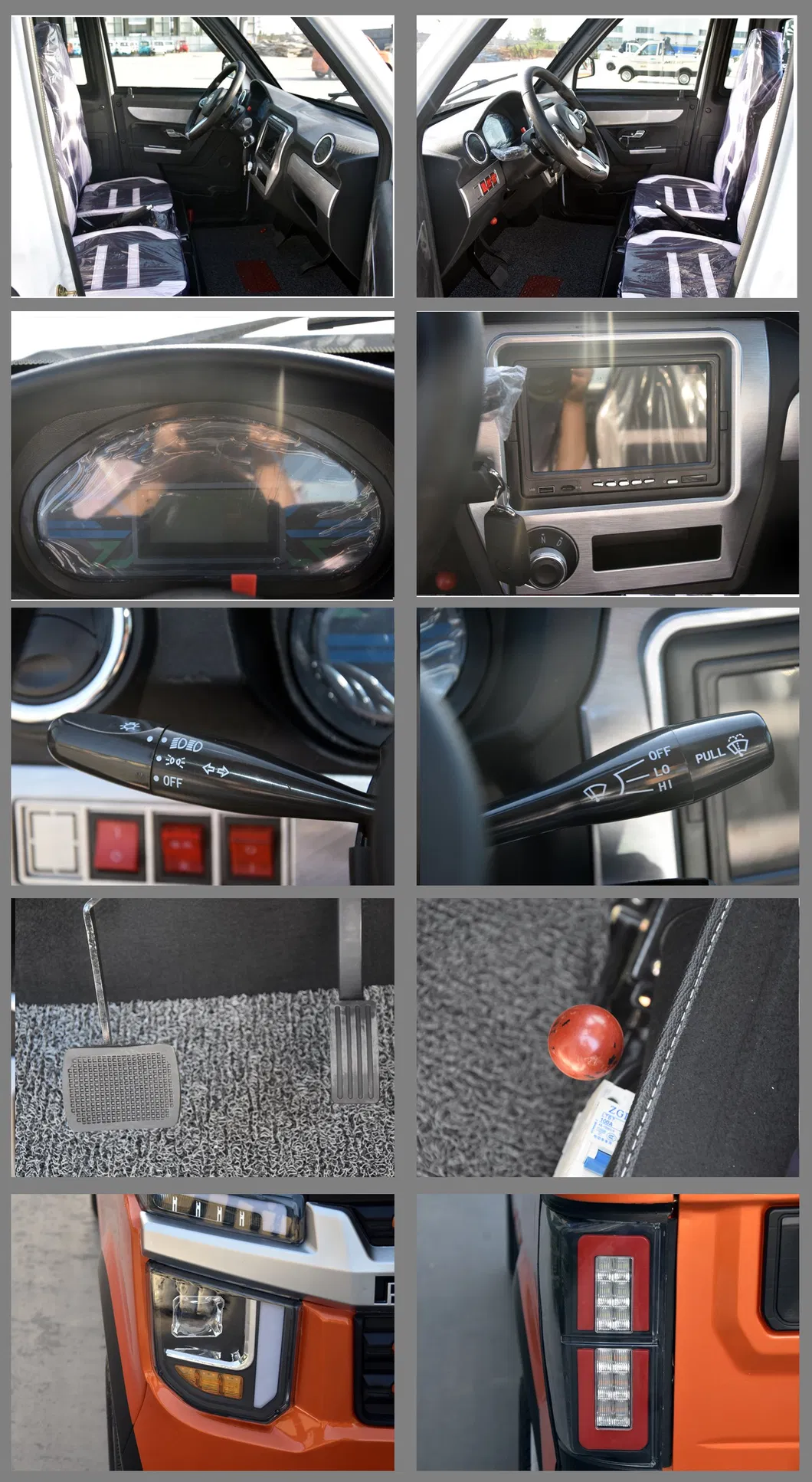 Left/Right Cheap 4 Wheel Cheap Electric Car Pickup New Energy Vehicles