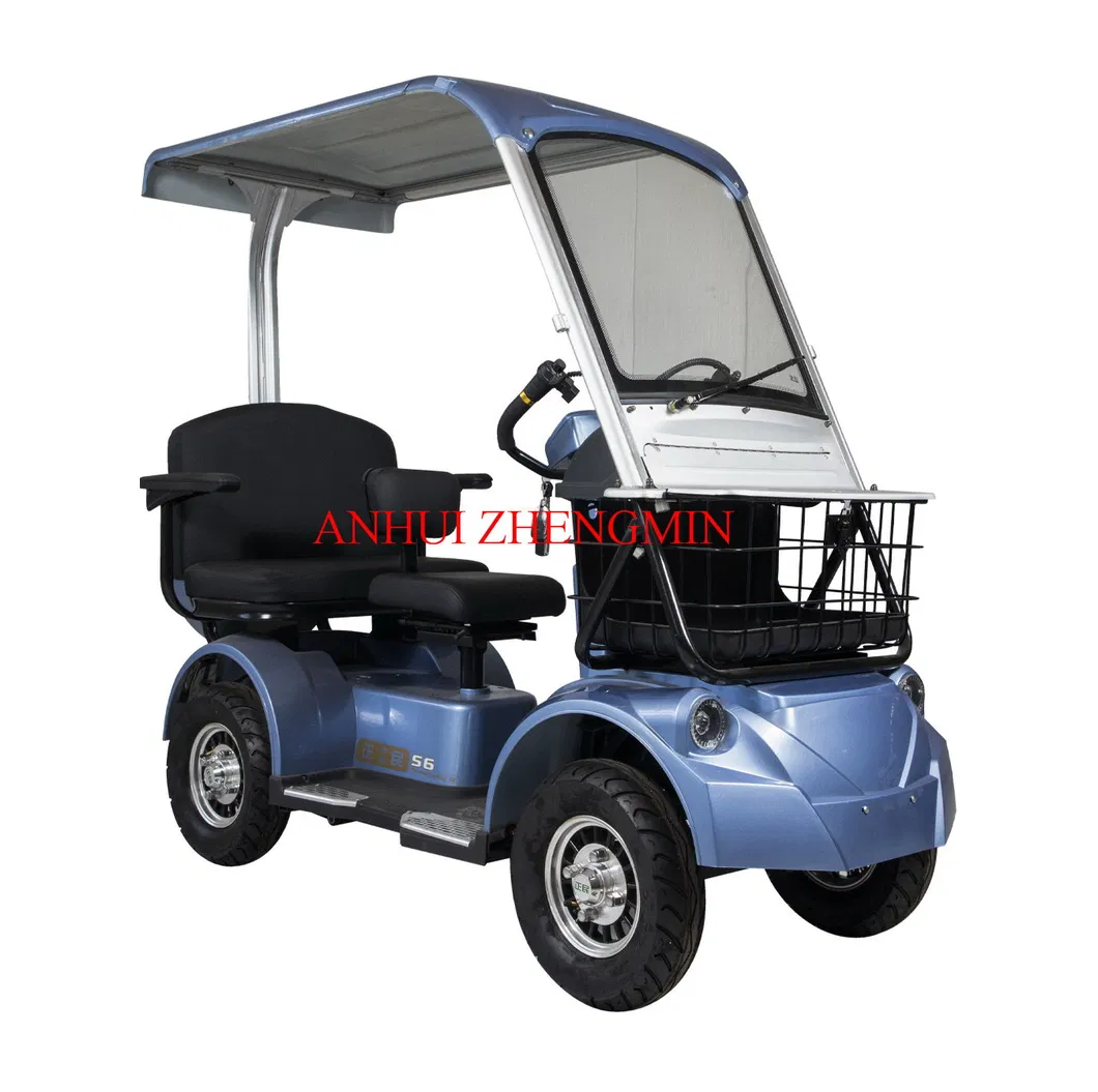 Leisurely Mini Auto Zhengmin Four Wheel Electric Mobility Car 60V500W Motor