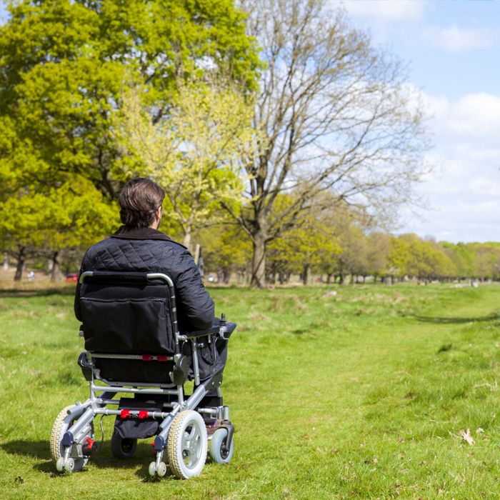 Lightweight Width Foldable Power CE Electric Wheelchair