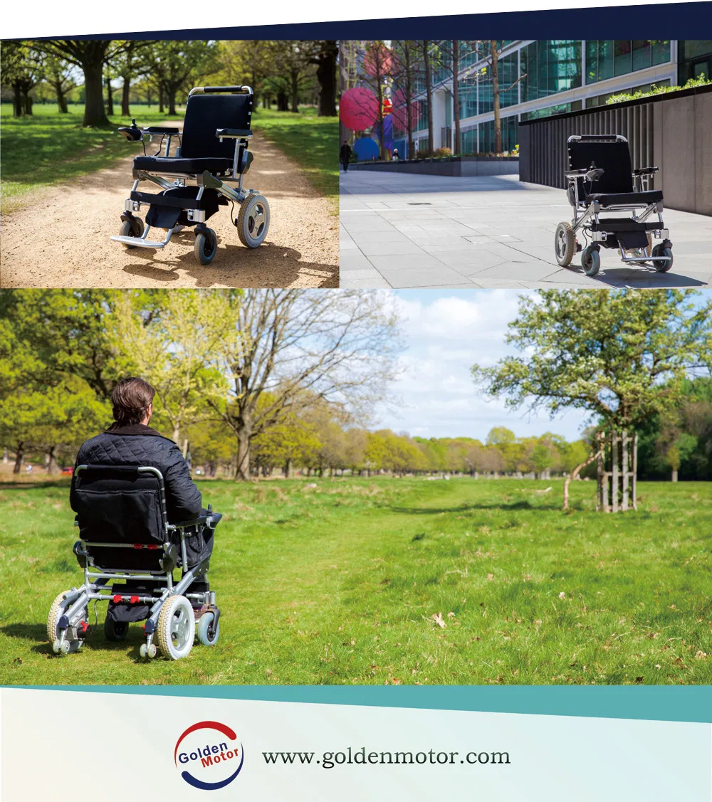 Lightweight Width Foldable Power CE Electric Wheelchair