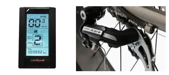Lithium Battery Samung Electric Bike with Shimano 7 Speed Tourney