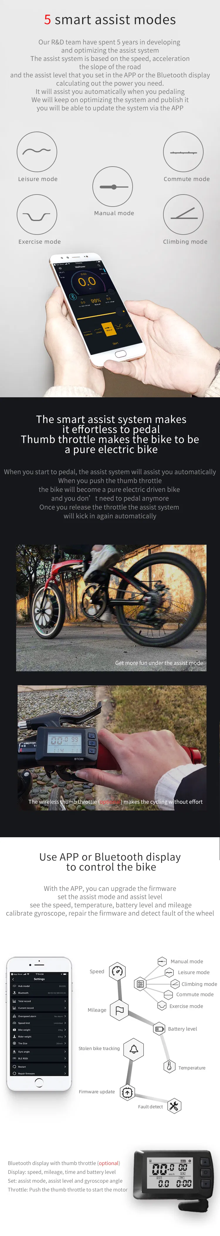 Lvbu Wheel Bx30d Other Electric Bicycle Parts All in One E Bike Conversion Kit