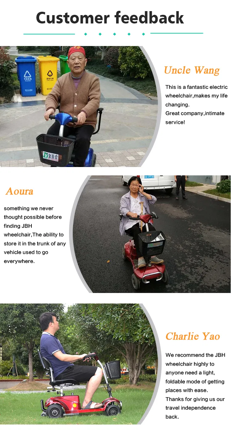Medical Equipment Handicapped Mobility Scooter for Disabled