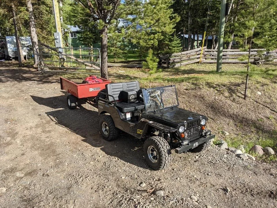 Mini Jeep Electric Mini Go Kart 1.2kw 60V32ah