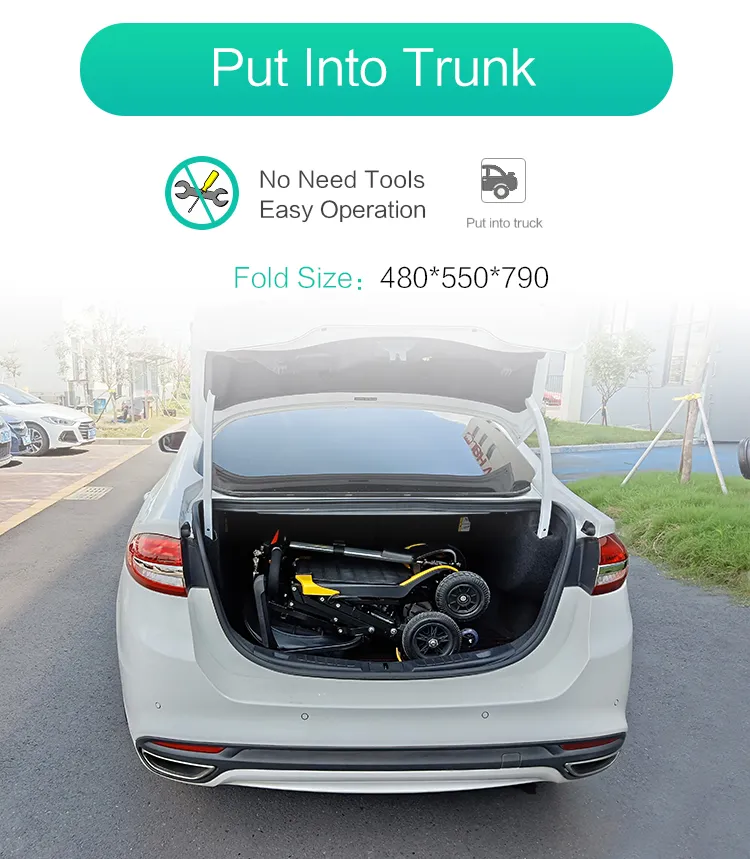 Pg Controller Alloy Frame Scooter Folding Electric Mobility Scooter with CE & FDA