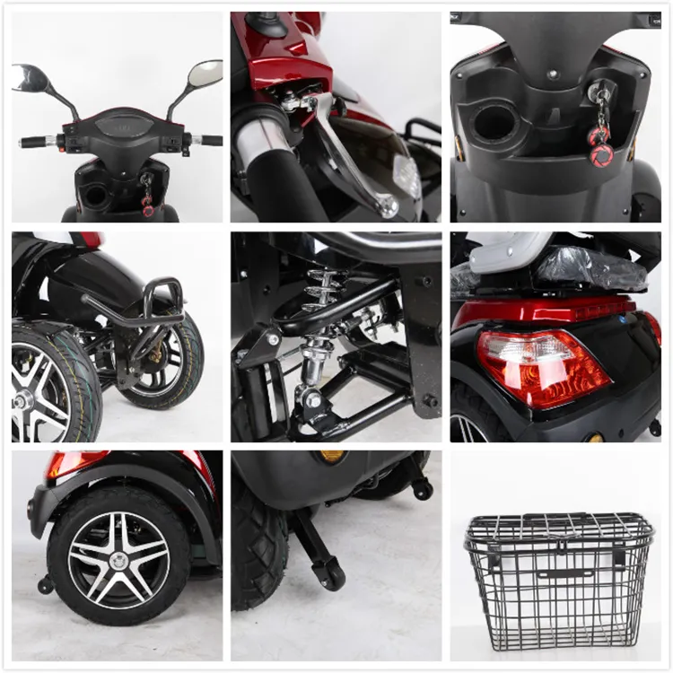 Scooter Elctrico with Four Wheels