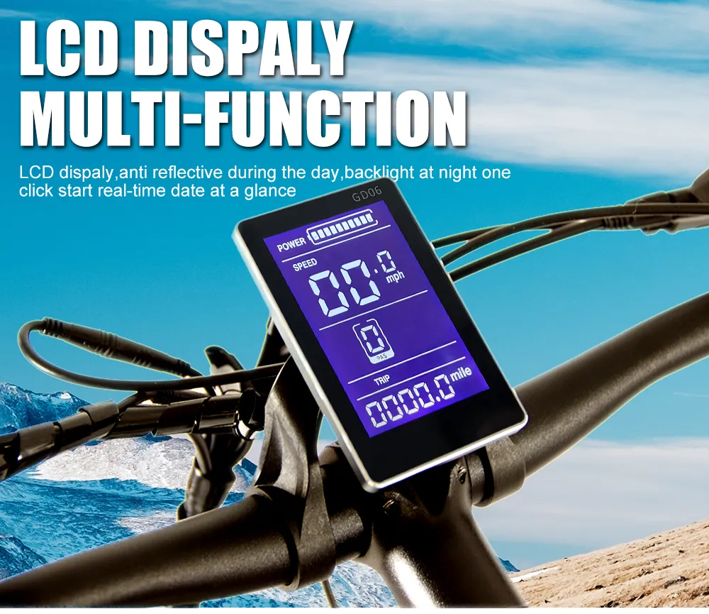 Shark 35km/H Competitive Price 500W 48V Electric Bike with LCD Display