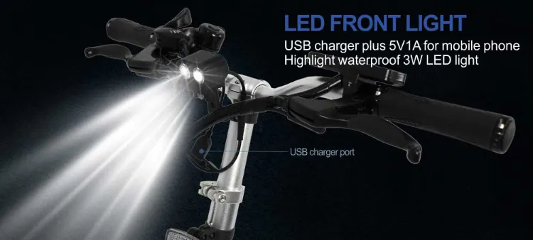 Shuangye Electric Motor Bike with 250W Brushless Mortor Folding Bike