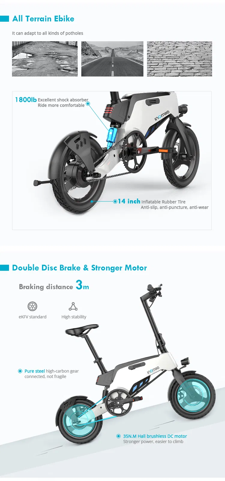 Single Speed More Than 65km Electric Bike Light Ebikes
