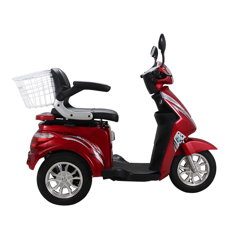 T408 -2 48V/60V 500W Electric Tricycle Scooter Mini with Wide Tire for Elderly