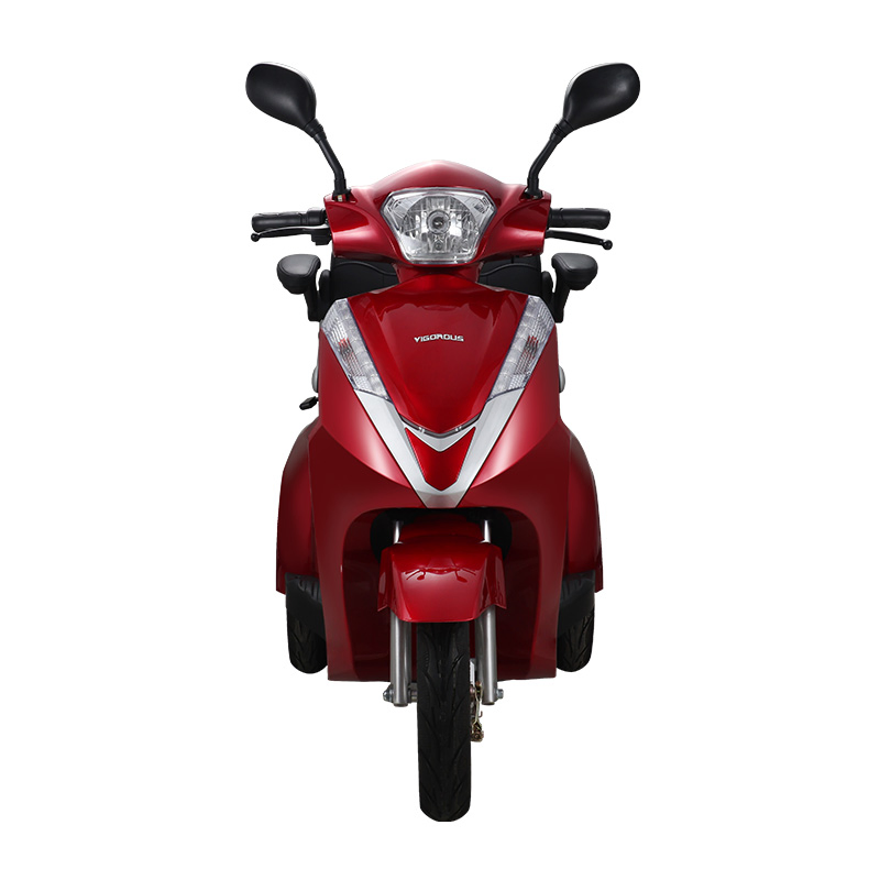 T408-2 72V Electric Powerful Scooter Tricycle with Rear Basket for Adult