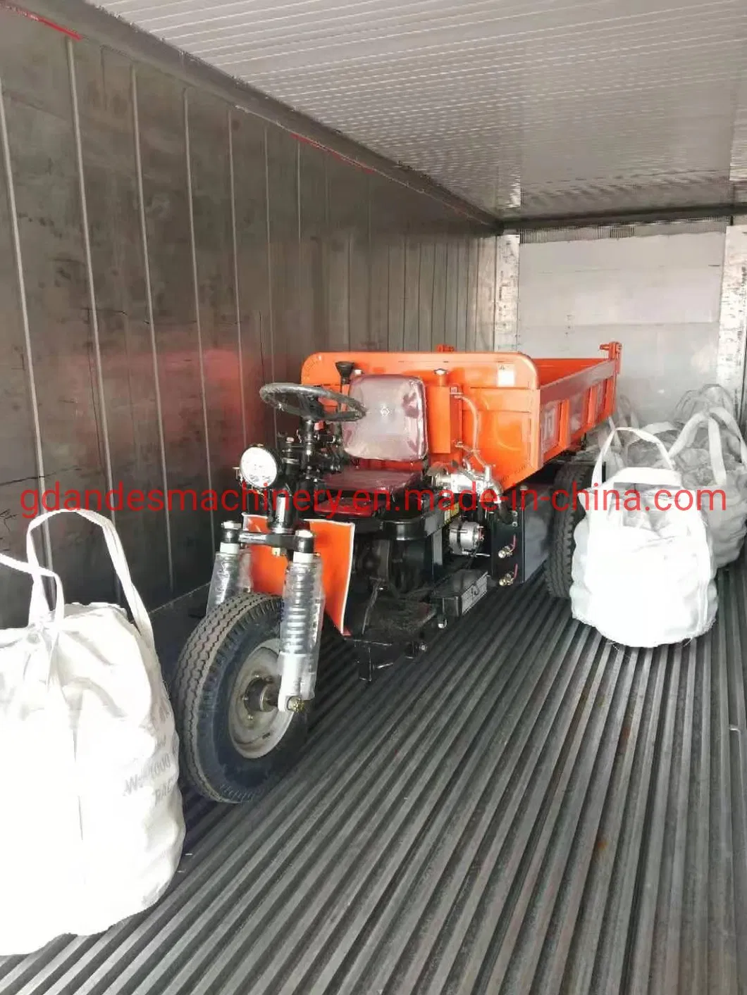 Three Wheel Self Loading Electric Mini Dumper for Sale