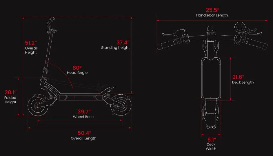 Waterproof Hidden Battery E-Bike Scooter